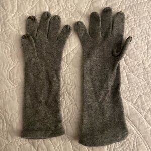 Grey J. Crew Texting Gloves